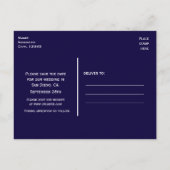 Rustikal gemeißeltes Baumherz Rett Datum Postkarte (Rückseite)