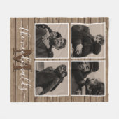 rustikal, geordnet nach 4 Foto Fleecedecke (Vorderseite (Horizontal))