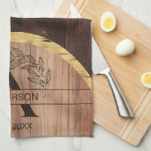 rustikal geschirrtuch (Viertel Falte)