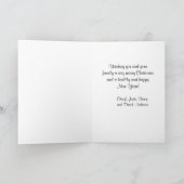 Rustikal gestört 2, Red & Green Ribbon Weihnachten (Innenseite)