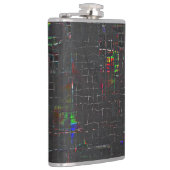 Rustikal gezeichnet in der Nacht in Dunkelheit bis Flachmann (Rechts)