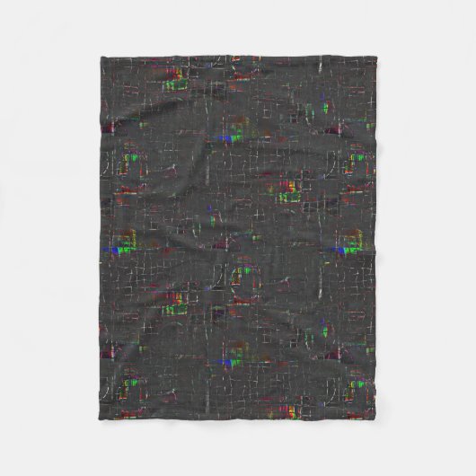 Rustikal gezeichnet in der Nacht in Dunkelheit bis Fleecedecke (Vorderseite)