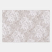 Rustikal, grau Kariert und Drei-Seiten-Muster-Wrap Geschenkpapier Set (Vorderseite 3)