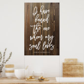 Rustikal habe ich den gefunden, den mein Soul Lieb Poster (Küche)