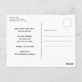 Rustikal haben wir Bewegung Hunde Bewegung Ankündi Postkarte (Rückseite)