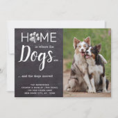 Rustikal haben wir das neue Foto für die Adresse v Ankündigung (Vorderseite)