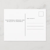 Rustikal haben wir neue Adresse Hund Bewegung vers Ankündigungspostkarte (Rückseite)