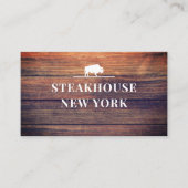 Rustikal/Holz Professionelle Visitenkarte (Vorderseite)