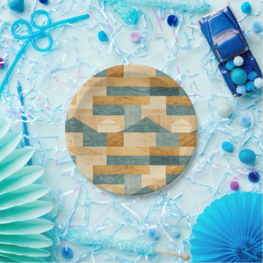 Rustikal/Hütte/Lodge/Berg Pappteller (Party)