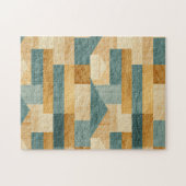 Rustikal/Hütte/Lodge/Berg Puzzle (Horizontal)