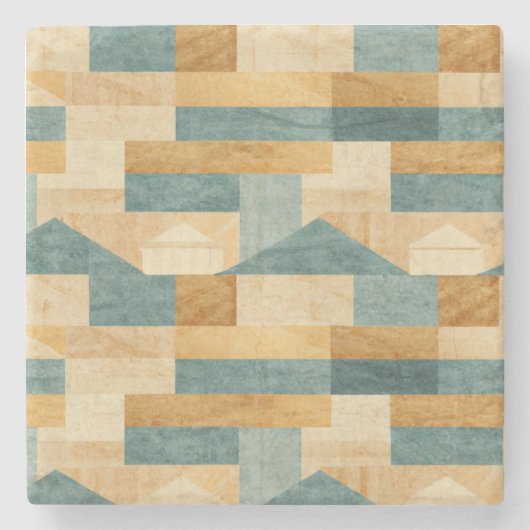 Rustikal/Hütte/Lodge/Berg Steinuntersetzer (Vorderseite)