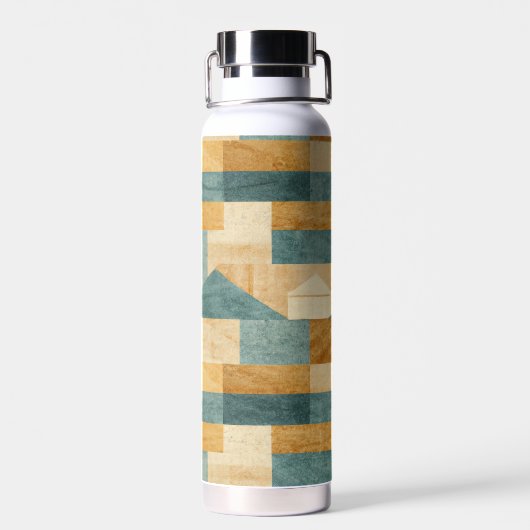 Rustikal/Hütte/Lodge/Berg Trinkflasche (Rückseite)