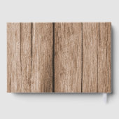 Rustikal I Do GRILLEN Engagement Party Paare Dusch Gästebuch (Rückseite)