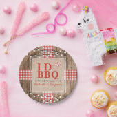 Rustikal I Do GRILLEN Engagement Party Paare Dusch Pappteller (Party)