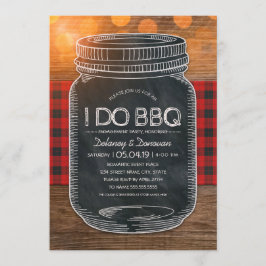 Rustikal I Do GRILLEN Vintag Mason Jar Engagement Einladung
