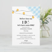 Rustikal Ich mache GRILLEN Probe Abendessen Einladung (Stehend Vorderseite)