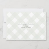 Rustikal Ich mache GRILLEN Sonnenblumen Brautparty Einladung (Rückseite)