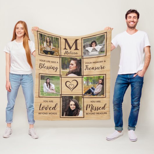 Rustikal im Foto der Gedächtniswahrnehmung Fleecedecke (Beispiel)