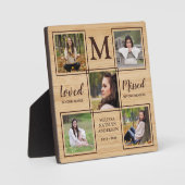 Rustikal im Foto der Gedächtniswahrnehmung Fotoplatte (Vorderseite)