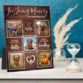 Rustikal im Gedächtnisgedächtnis für Erinnerungsfo Fotoplatte (Seite)