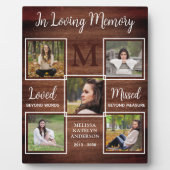 Rustikal im Gedächtniswahrheitsgedanken des Fotos Fotoplatte (Vorderseite)