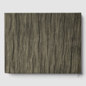 Rustikal, Imitate Gold 4. Geburtstag Party + Indiv Gästebuch (Rückseite)