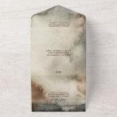 Rustikal in einer Hochzeit Einladung QR Code UAWG (Außenbereich)