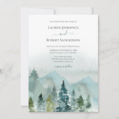 Rustikal in einer Hochzeit in Urlaubsort Einladung (Vorderseite)