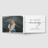 Rustikal in Love Memory Funeral Memorial GuestBook Gästebuch (Voll)