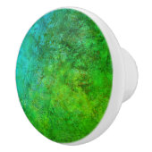 Rustikal Inspiriert Art Green Blue Keramikknauf (Rechts)