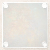 Rustikal Inspiriert Kunst Zuhause Innenbereich Glasuntersetzer (Rückseite)