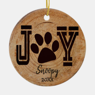 Rustikal - Joppy Puppy Paw Keramik Ornament