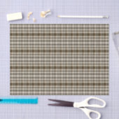 Rustikal, Kariert Brown und Tan Seidenpapier (Handwerk)
