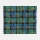 Rustikal Kariert Campbell Merry und Bright Tartan Fleecedecke (Vorderseite (Horizontal))