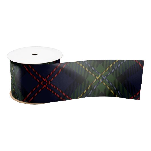Rustikal Kariert Classic Elegantes Holiday Tartan Satinband (Spule)