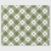 rustikal Kariert Geschenkpapier (Flach)