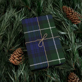 Rustikal Kariert Green Campbell Military Tartan Geschenkpapier