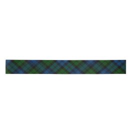 Rustikal Kariert Green Campbell Military Tartan Satinband