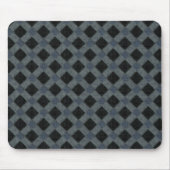 Rustikal kariert mit grauem Ton und samtig Mousepad (Vorne)