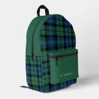 Rustikal Kariert Personalisiert Campbell Tartan