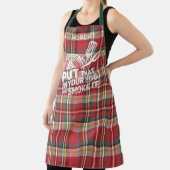 Rustikal Kariert Personalisiert Eleganter Koch Schürze (InSitu)