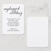 Rustikal, keine Social Media veröffentlicht, die n Platzkarte (Vorne/Hinten)