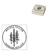 Rustikal kreieren Sie Ihren eigenen Pinienbaum-Fam Gummistempel (Stempel)