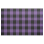 Rustikal Lila und Black Buffalo Kariert Stoff (Fat Quarter (45,7 x 55,9 cm))