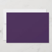 Rustikal Lilac | Lila Brautdusche Einladung (Rückseite)