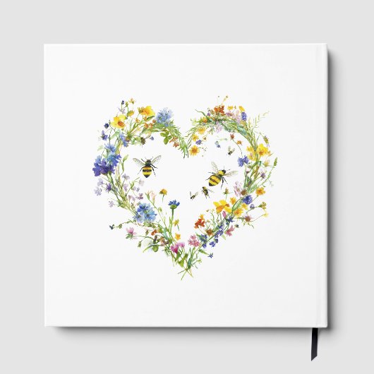 Rustikal Meant to Bee Gästebuch (Rückseite)