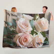 Rustikal "Meine Mutter, mein Freund" rosa Rosen