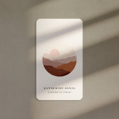 Rustikal Minimalistisch Boho Visitenkarte