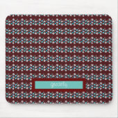 Rustikal, modern und blumenreich mousepad (Vorne)