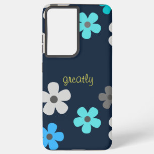 Rustikal, modern und blumenreich samsung galaxy hülle